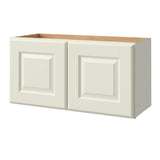allen + roth Pattingham 30-in W x 15.125-in H x 12-in D Harbor Wall Fully Assembled Cabinet (Raised Panel Square Door Style)