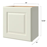 allen + roth Pattingham 18-in W x 18.125-in H x 12-in D Harbor Wall Fully Assembled Cabinet (Raised Panel Square Door Style)