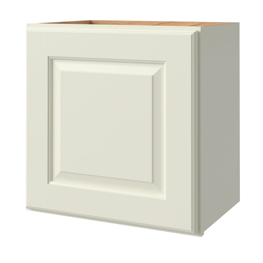 allen + roth Pattingham 18-in W x 18.125-in H x 12-in D Harbor Wall Fully Assembled Cabinet (Raised Panel Square Door Style)
