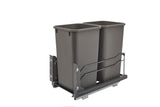 Rev-A-Shelf 27-Quart Plastic Soft Close Pull Out Trash Can