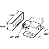 Brass Plated Closet Door Roller Catch with Strike