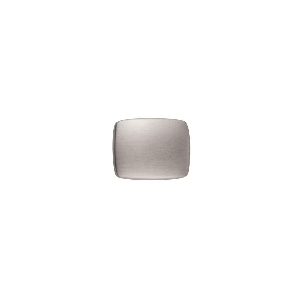 Grayson 1-1/4 in. Satin Nickel Rectangle Cabinet Knob - Super Arbor