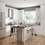 Shaker Ready To Assemble 15 in. W x 34.5 in. H x 21 in. D Plywood Vanity Drawer Base Kitchen Cabinet in Denver White