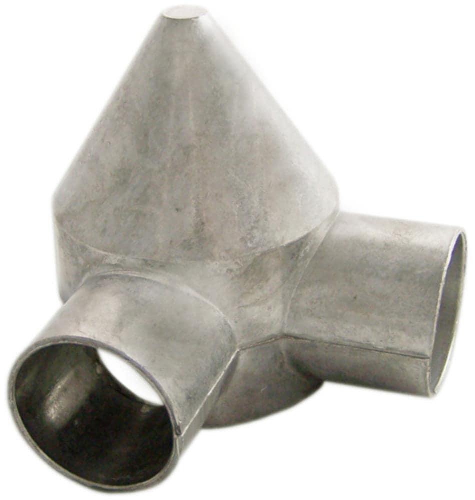 2-in W x 4-in L Aluminum Chain-link Fence Post Cap- Fits Common Post Measurement: 2-3/8-in x 2-3/8-in