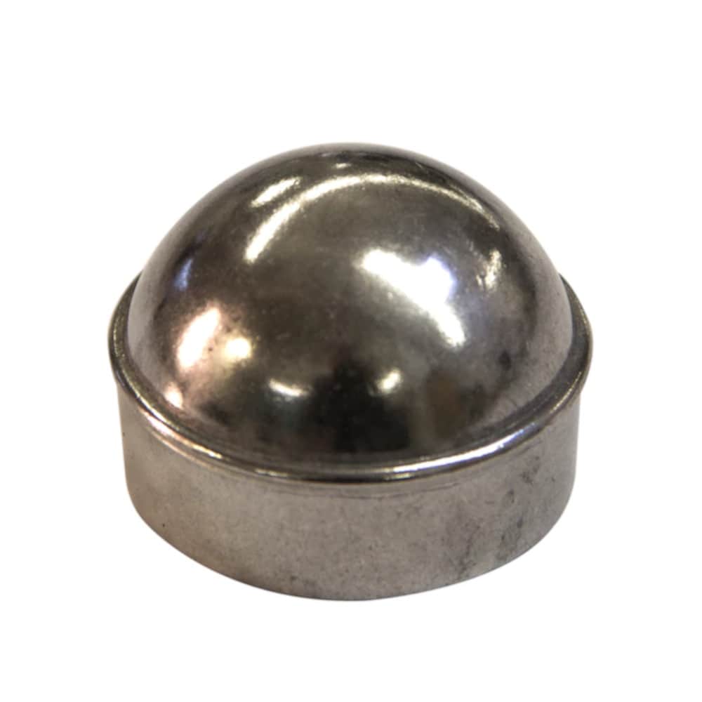 2-in W x 2-in L Aluminum Post Cap- Fits Common Post Measurement: 1-5/8-in x 1-5/8-in