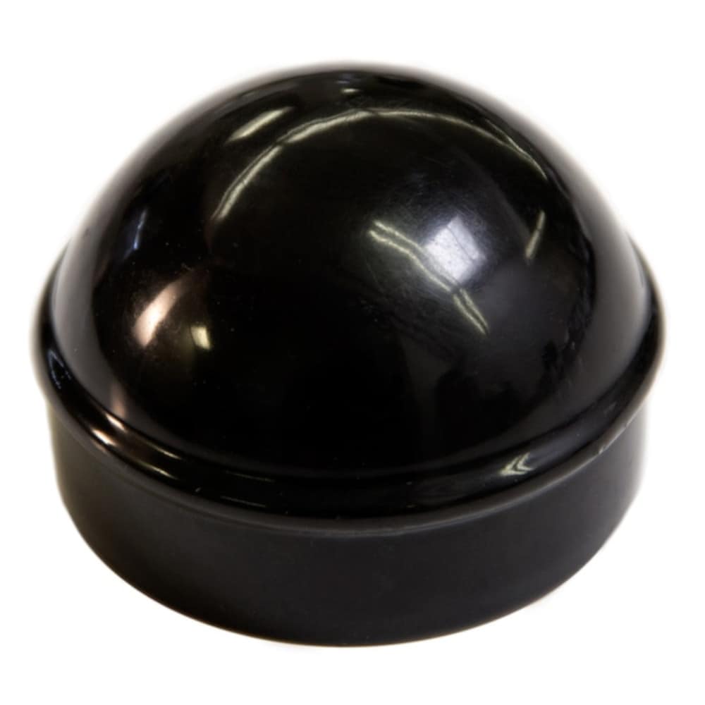 2-in W x 2-in L Black Post Cap- Fits Common Post Measurement: 2-3/8-in x 2-3/8-in