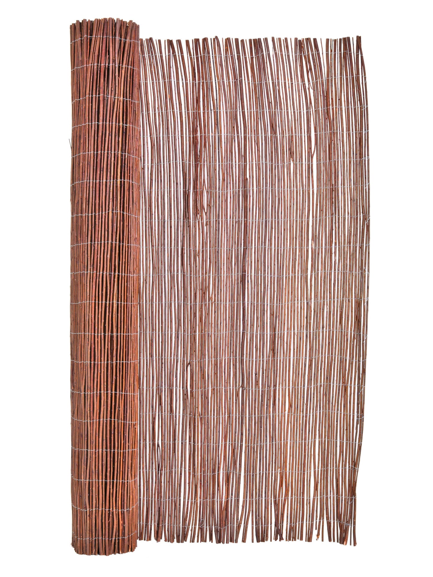Backyard X-Scapes 16-ft x 6-ft 0.75-Gauge Brown Wood Bamboo Fencing Rolled Fencing