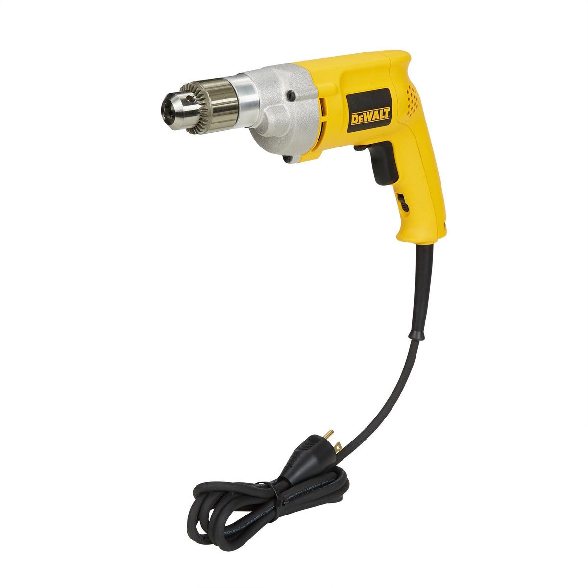 DEWALT 7-Amp 3/8-in Right Angle Corded Drill, Variable Speed, Keyed Chuck (DW223G)