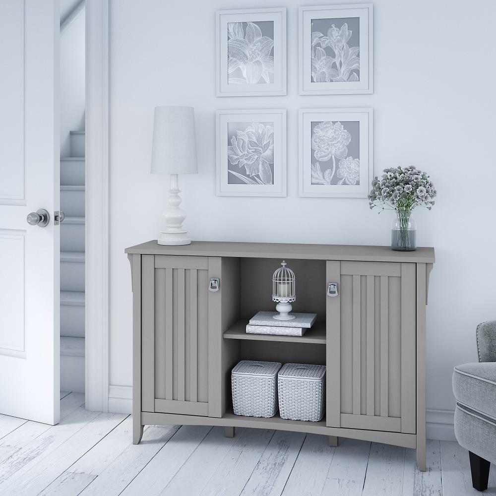 Bush Furniture Salinas Cape Cod Gray 6-Shelf Office Cabinet