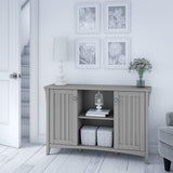 Bush Furniture Salinas Cape Cod Gray 6-Shelf Office Cabinet