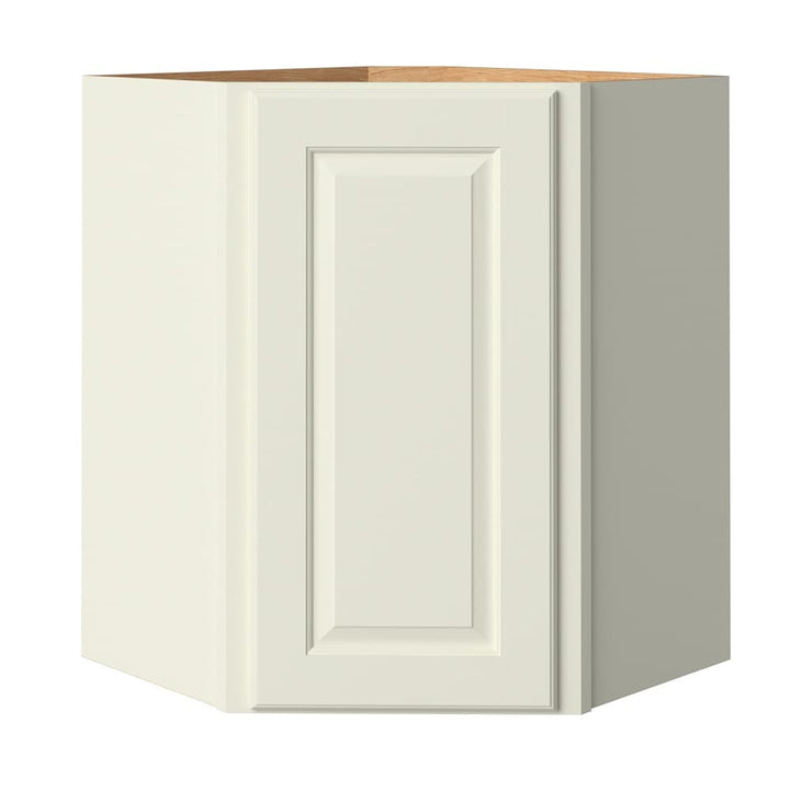 allen + roth Pattingham 24-in W x 30-in H x 12-in D Harbor Diagonal Corner Wall Fully Assembled Cabinet (Raised Panel Square Style)