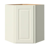 allen + roth Pattingham 24-in W x 36.125-in H x 20-in D Harbor Diagonal Corner Wall Fully Assembled Cabinet (Raised Panel Square Style)