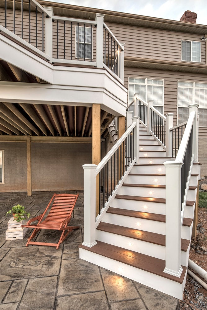 Trex Enhance 6-ft x 42-in Classic White Composite Deck Stair Rail Kit