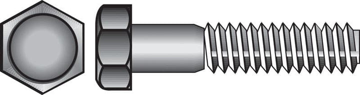 Hillman 1/2 in. Diameter x 2 in. Length Hot Dipped Galvanized Steel Hex Bolt, 50-Pack