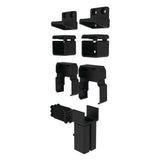 Freedom 6.438-in x 3.313-in VersaRail Matte Black Aluminum Line Connector