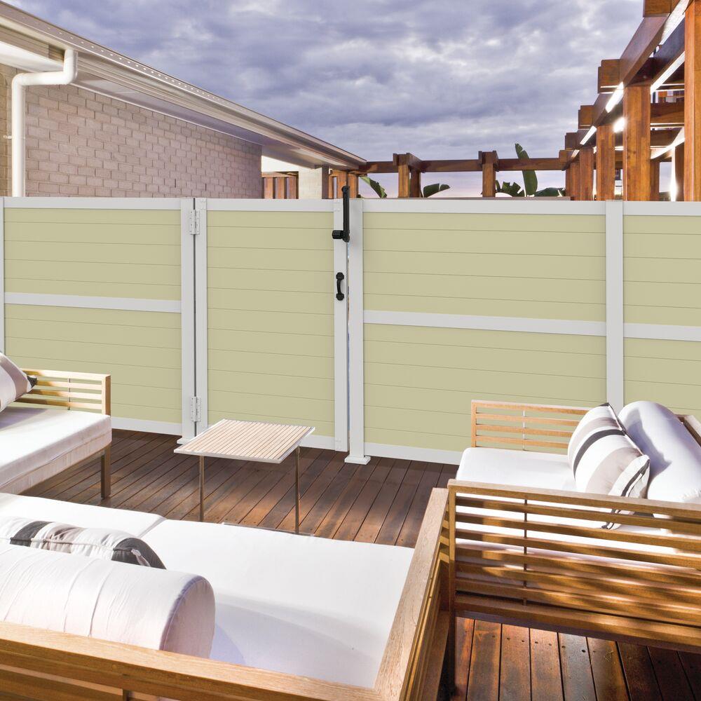 Freedom 5.26-in x 6.89-in x 6-ft White Aluminum Deck Post