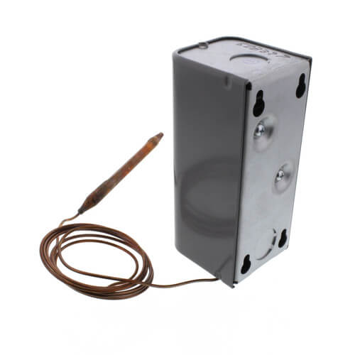 White Rodgers 1609-101 temperature controller - side view (Differential: 3.5° to 40°F; Switch Action: Close on Rise)
