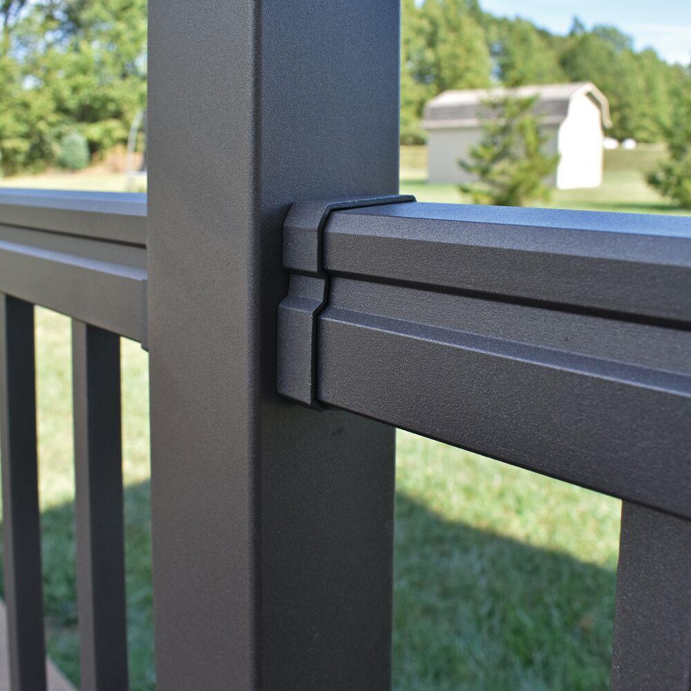 Freedom 6.438-in x 3.313-in VersaRail Matte Bronze Aluminum Line Connector