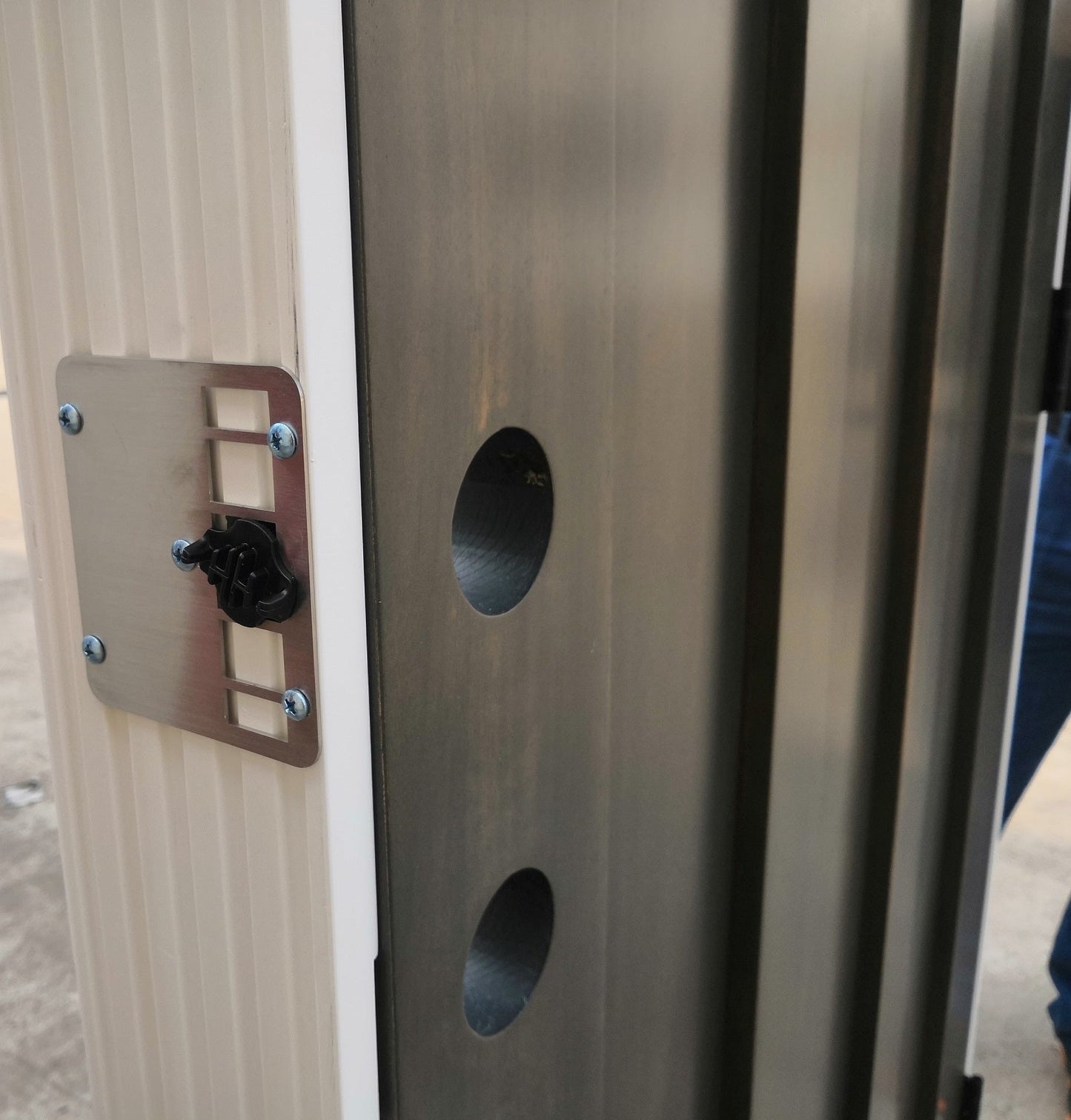 Creative Entryways 36-in x 80-in Unfinished Wood Full Lite Front Door with Frosted Glass