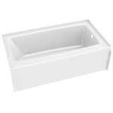 Classic 500 60 in. x 32 in. Soaking Bathtub with Right Drain in High Gloss White