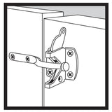 Everbilt Black Gate Latch with Rust Defender