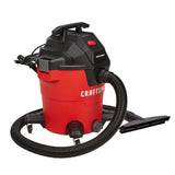 CRAFTSMAN 12-Gallon 6-HP Corded Portable Wet/Dry Shop Vacuum with Accessories
