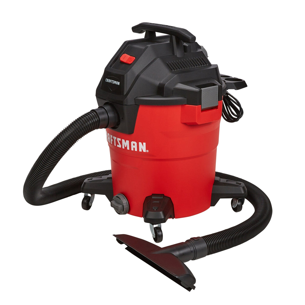 CRAFTSMAN 12-Gallon 6-HP Corded Portable Wet/Dry Shop Vacuum with Accessories