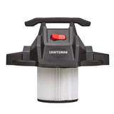 CRAFTSMAN 12-Gallon 6-HP Corded Portable Wet/Dry Shop Vacuum with Accessories