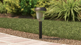 Portfolio 4x Brighter 4.8-Lumen Stainless Steel Solar Integrated LED Path Light, 11.5-in Height