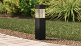 Portfolio 4x Brighter 4.8-Lumen Black Solar Integrated LED Path Light, 3500K Warm White