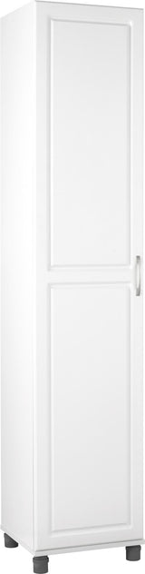 Ameriwood Home Kendall 15.68-in W x 74.31-in H x 15.37-in D Freestanding Composite Wood Garage Cabinet in White