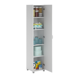 Ameriwood Home Kendall 15.68-in W x 74.31-in H x 15.37-in D Freestanding Composite Wood Garage Cabinet in White