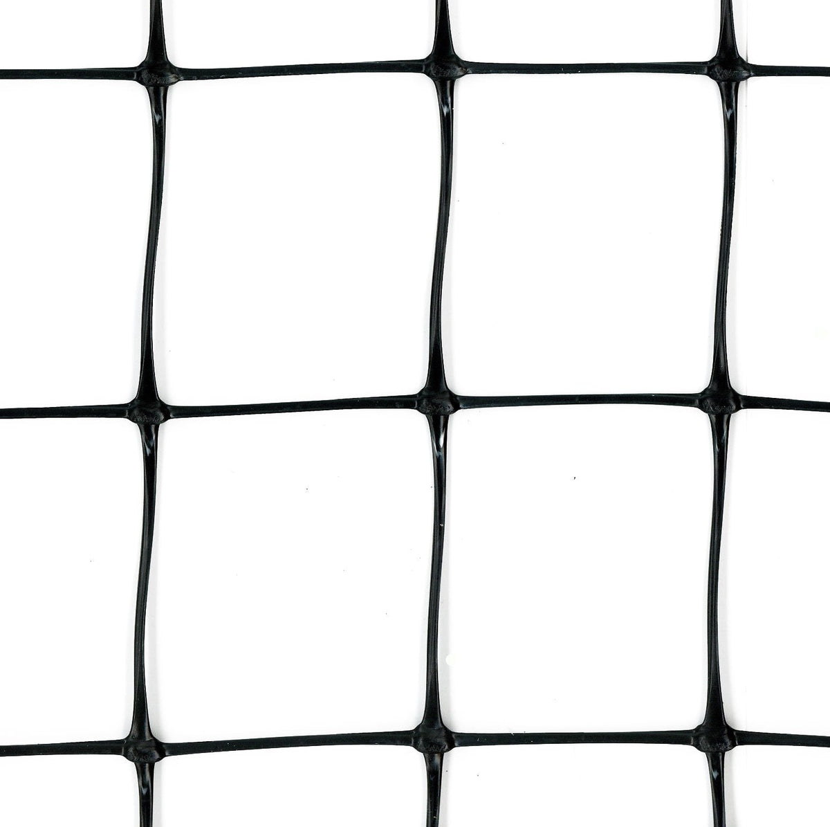 Tenax Black Plastic Extruded Mesh Roll Fencing, 330ft x 6ft, 2in x 2in Mesh