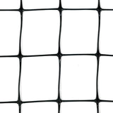 Tenax Black Plastic Extruded Mesh Roll Fencing, 330ft x 6ft, 2in x 2in Mesh