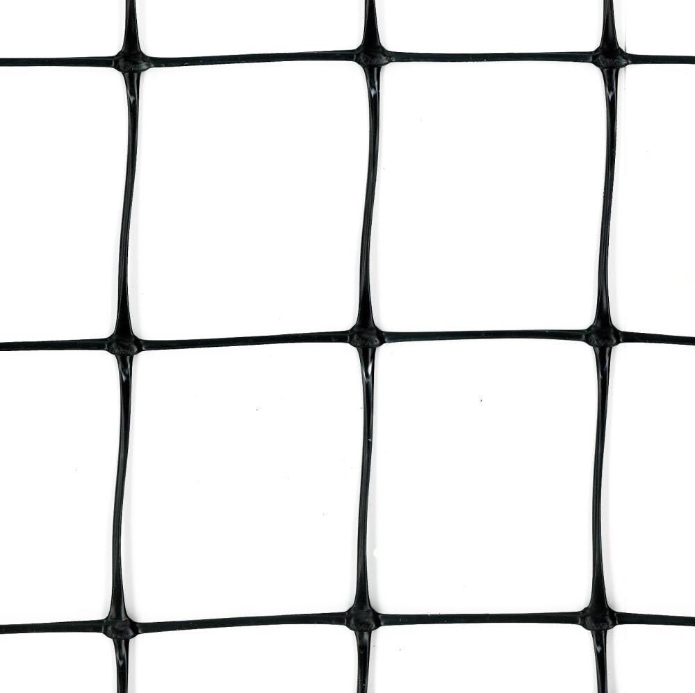 Tenax Black Extruded Mesh Rolled Fencing 7.5 x 100 Feet for Deer Control