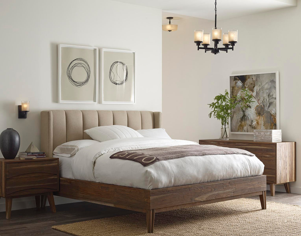 Progress Lighting Alexa 6-Light Antique Bronze Modern/Contemporary Chandelier