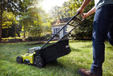 RYOBI 20 in. 40-Volt Brushless Lithium-Ion Cordless Walk-Behind Push Lawn Mower, 6.0Ah Battery & Charger Included
