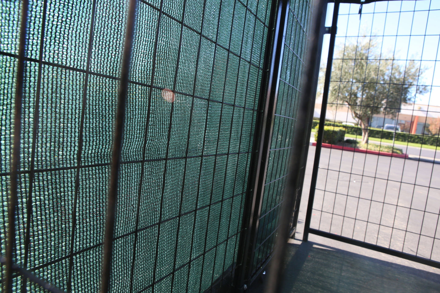 NCSNA 10-ft H x 10-ft W Dark Green Hdpe Chain Link Fence Screen