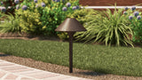 Kichler 3-Watt Olde Bronze Low Voltage Hardwired LED Path Light, 200 Lumens, 3000K
