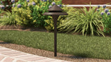 Kichler 3-Watt Olde Bronze Low Voltage Hardwired LED Path Light, 200 Lumens, 3000K