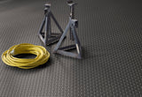 G-Floor Diamond Tread 5-ft x 10-ft Slate Grey Diamond Plate PVC Garage Floor Roll, 75-mil