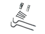 Project Source 84-in to 120-in White Steel Single Curtain Rod