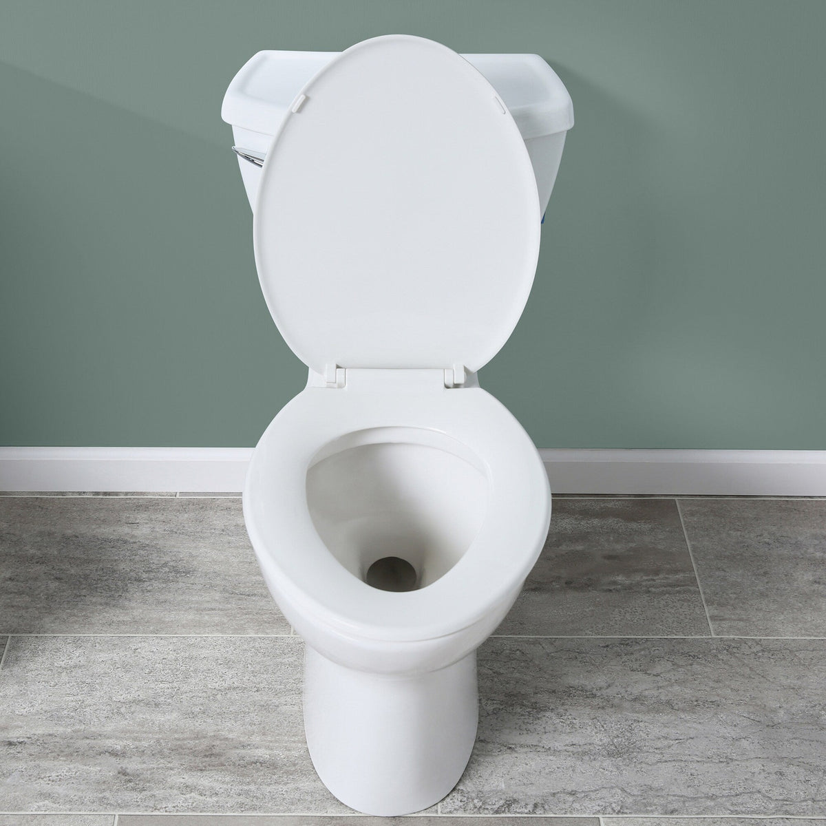 American Standard Cadet 3 White Elongated Chair Height 2-Piece Toilet, 12-in Rough-In (ADA Compliant)