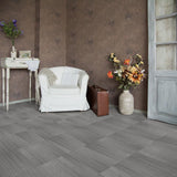 Perfection Floor Tile Classic Wood Collection Driftwood/Satin Vinyl Tile Sample