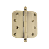 4 in. Ball Tip Residential Hinge with Square Corners in Oil-Rubbed Bronze - Super Arbor