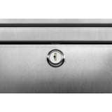 Maya Locking Stainless Steel Wall Mount Mailbox - Super Arbor