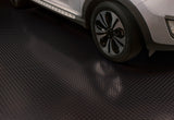 G-Floor Diamond Tread 8-1/2-ft x 22-ft Midnight Black Diamond Plate Garage Floor Roll, 75-mil PVC