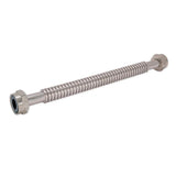 1 in. FIP x 1 in. FIP x 24 in. Corrugated Stainless Steel Water Heater Connector