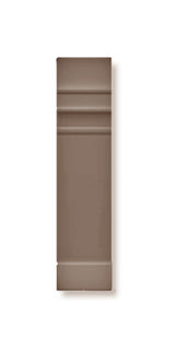 Flexco Merit Base Sculpture Dark Beige 0.125-in T x 4.25-in W x 480-in L Vinyl Wall Base
