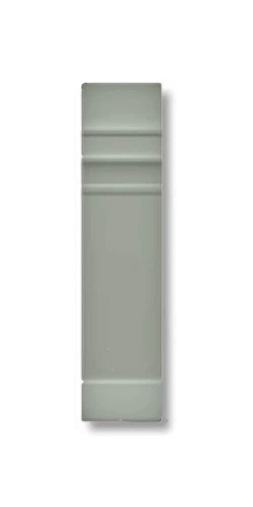 Flexco Merit Base Sculpture Arctic White 4.25-in x 480-in Vinyl Floor Base